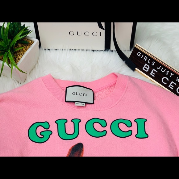 🍾🥂SOLD!🥳 Gucci Fawn Sweatshirt - Picture 4 of 9